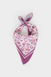 Girl's Patterned Satin Scarf