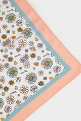 Girl's Patterned Satin Scarf