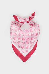 Girl's Patterned Satin Scarf