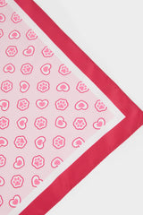 Girl's Patterned Satin Scarf