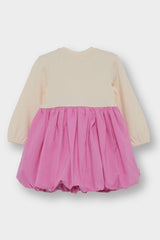 Baby Girl Hello Kitty Long Sleeve Ribbed Camisole Dress