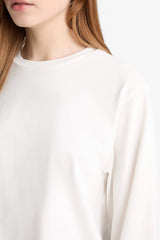 Regular Fit Crew Neck Long Sleeve T-Shirt Tunic