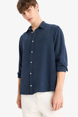 Regular Fit Twill Long Sleeve Shirt