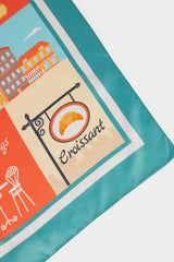 women Paris Themed Scarf