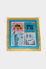 women New York Themed Scarf