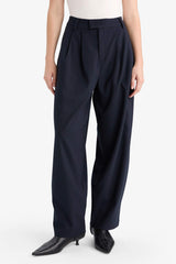 Barrel Fit Half-Zip Ankle Length Pants