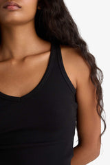 Fitted V-Neck Ribbed Camisole Athlete
