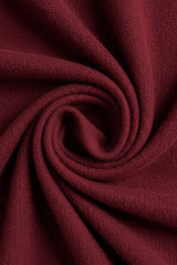 Wool Blend Crew Neck Thick Knit Sweater