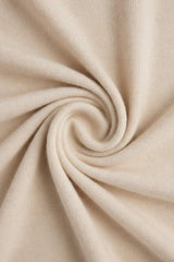 Wool Blend Crew Neck Thick Knit Sweater