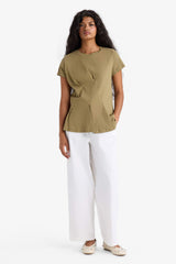 Regular Fit Crew Neck Cotton Short Sleeve T-Shirt