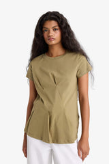 Regular Fit Crew Neck Cotton Short Sleeve T-Shirt