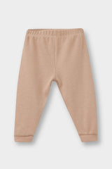 Baby Boy Pajama Set: Long-Sleeved Waffle Top and Long Bottoms