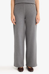 Straight Fit Wide Leg Trousers