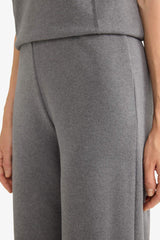 Straight Fit Wide Leg Trousers