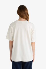 Oversize Loose Fit Crew Neck Printed Short Sleeve T-Shirt