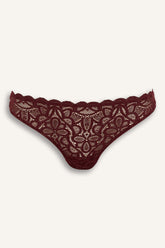 Glittery Lace Brazilian Panties