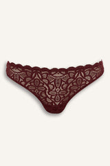 Glittery Lace Brazilian Panties
