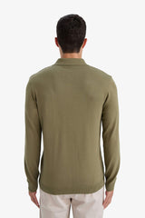 Standard Fit Polo Neck Knitwear Sweater