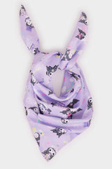 Girls Kuromi Patterned Satin Shawl