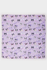 Girls Kuromi Patterned Satin Shawl