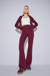 Flare Fit Spanish Leg Modal Trousers