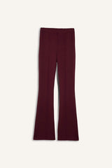 Flare Fit Spanish Leg Modal Trousers