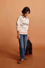 Boys Loose Fit Ripped Detailed Straight Leg Jean Trousers