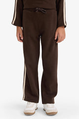 Boys Two-Piece Set: Half-Zip Printed Sweatshirt and Sweatpants