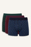 Regular Fit Polka Dot 3-Pack Boxer Shorts