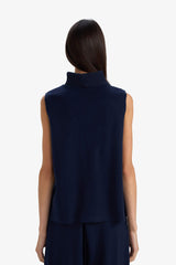 Regular Fit Turtleneck Tank Top