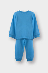 Baby Boy Pajama Set: Printed Long-Sleeved Cotton Top and Long Bottoms