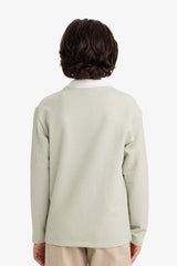 Boys Polo Collar Long-Sleeve T-Shirt