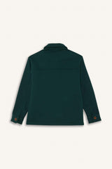 Boys Shirt Collar Buttoned Cardigan