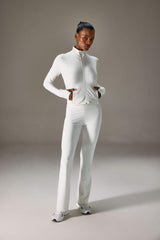 Slim Fit, Narrow Cut, High Collar, Soft Fleece Lined Cardigan