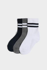 Boys 3-Pack Cotton Terry Socks