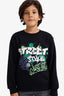 Boys Crew Neck Printed Sweatshirt with Soft Fleece Lining