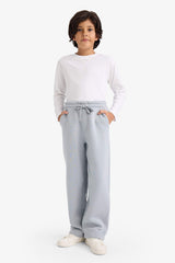 Boys Oversize Loose Fit Sweatpants with Elastic Waistband