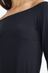 Boat Neck Long Sleeve Bodysuit