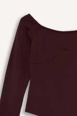 Boat Neck Long Sleeve Bodysuit