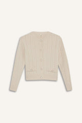 Girls Buttoned Cardigan