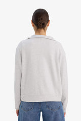 Regular Fit Half-Zip Printed Sweatshirt