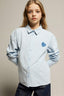 Poplin Long-Sleeve Shirt For Girls