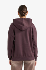 Relax Fit Hooded Printed Thick Sweatshirt