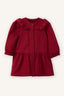 Long-Sleeved Gabardine Dress For Baby Girls
