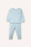 Applique 2-Piece Set: Sweatshirt And Sweatpants For Baby Girls