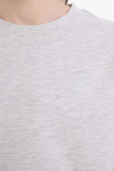 Boys Crew Neck Basic Plain Long Sleeve T-Shirt