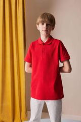 Boy Basic Pique Short Sleeve Polo T-Shirt