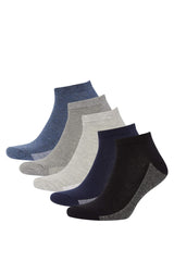 Man 5 Pcs Cotton Patik Socks