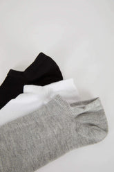 Men's Cotton 3 Pcs Sneaker Socks
