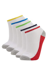 Boys' 5-Pack Cotton Ankle Socks
